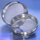 Tamis Inox 400 mm plaque perforée trou, gamme 1 mm à 2,36 mm